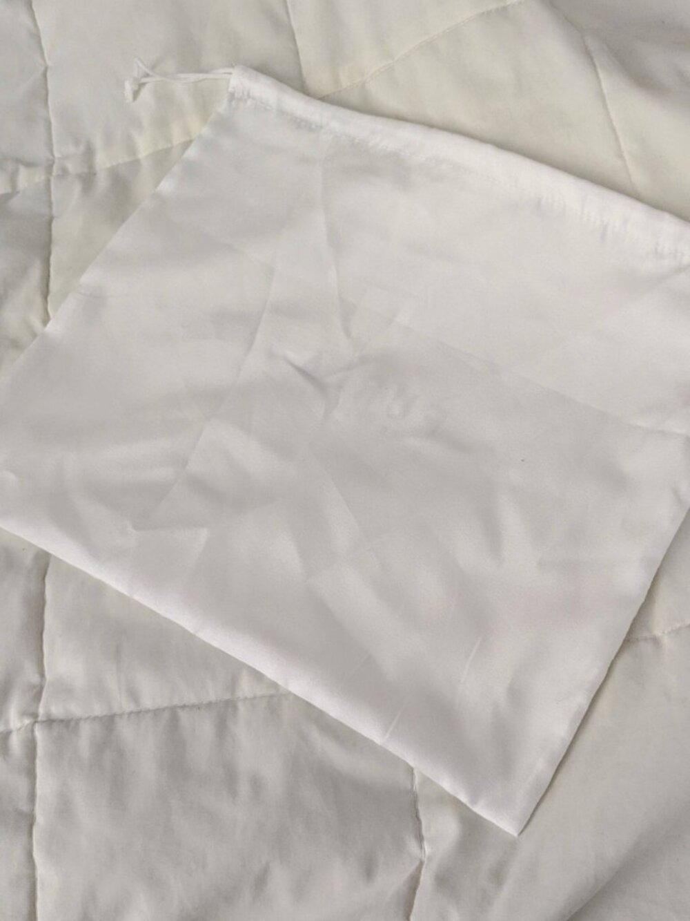 Furla Dust Bags White Satin Interior Drawstring Protector Medium Size Available - Picture 5 of 8